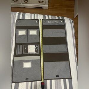 Lot of 2 Thirty One Family Plan Hanging Wall organizers Brown Pin Dot